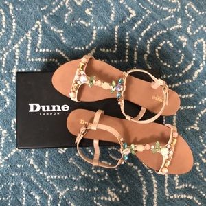 Dune London “Khloe” pink flat sandals 9.5 (EU 40).